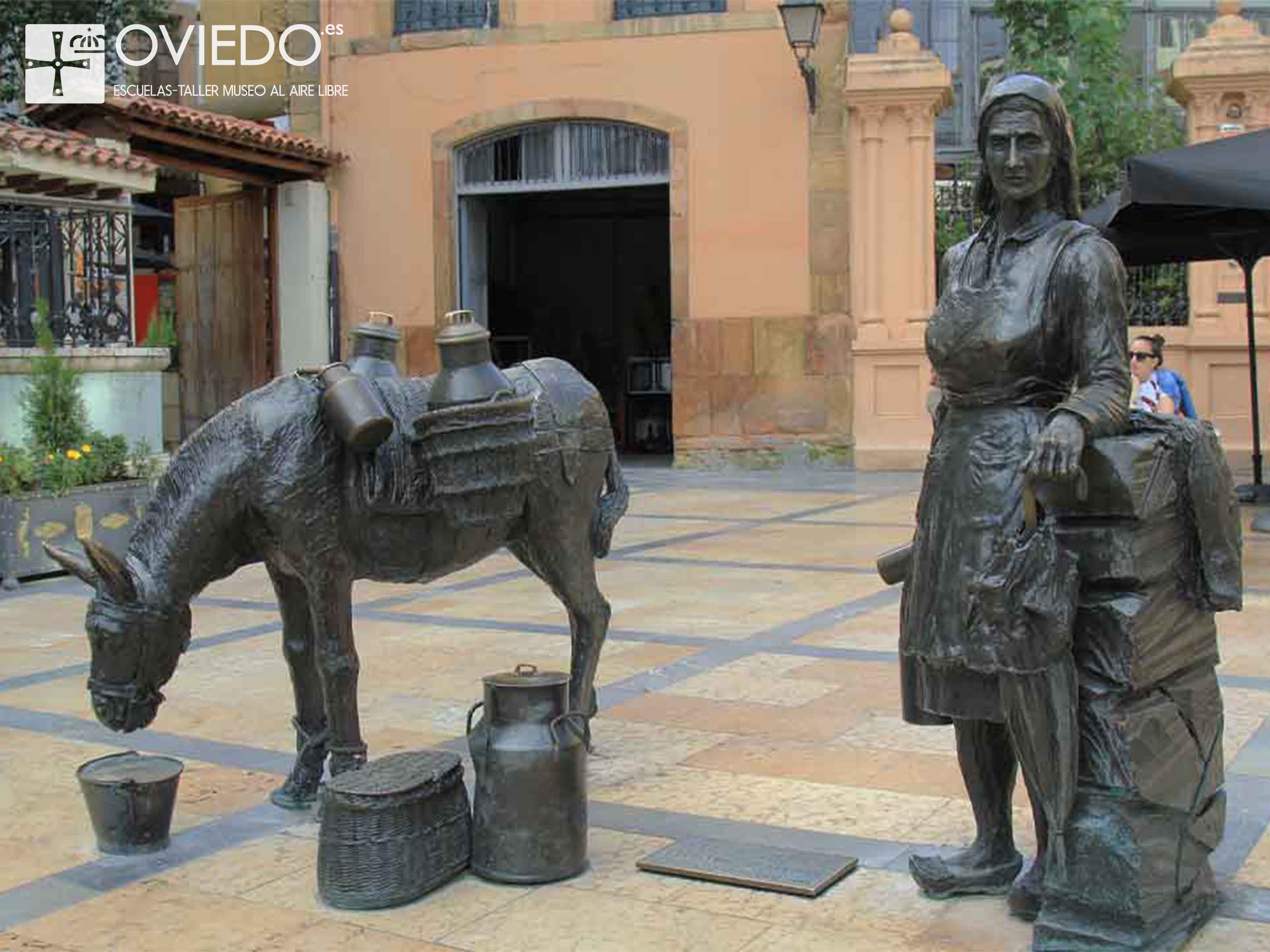 escultura La Lechera